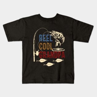 Reel Cool Grandpa Kids T-Shirt